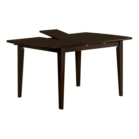 Cappuccino 36X 60 Dining Table / 12 Butterfly Leaf | I 1897 | Monarch Specialties